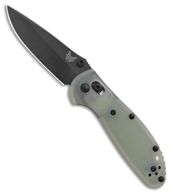 Benchmade Mini Griptilian Limited Edition AXIS Knife Jade G-10 (2.9" Black M4) 