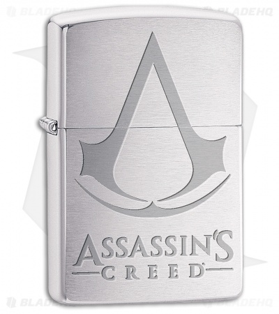Zippo Lighter Assassin's Creed (Brushed Chrome) 13534