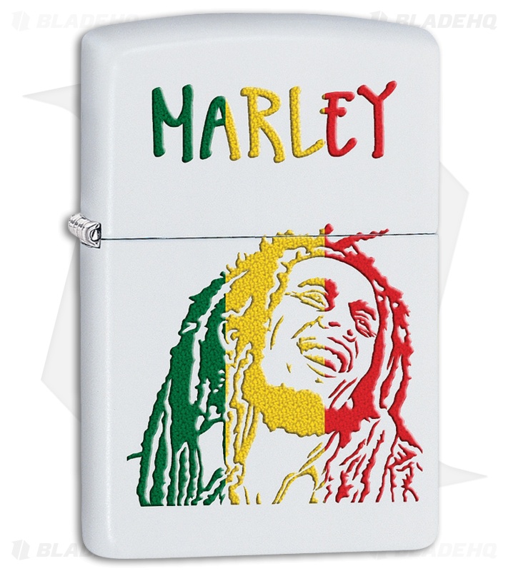 Zippo Lighter Bob Marley (White Matte) 11824