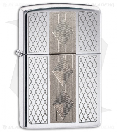 Zippo Lighter Diamond Grill (High Polish Chrome) 12318  