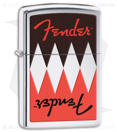 Zippo Lighter Fender (High Polish Chrome) 11825 - Blade HQ