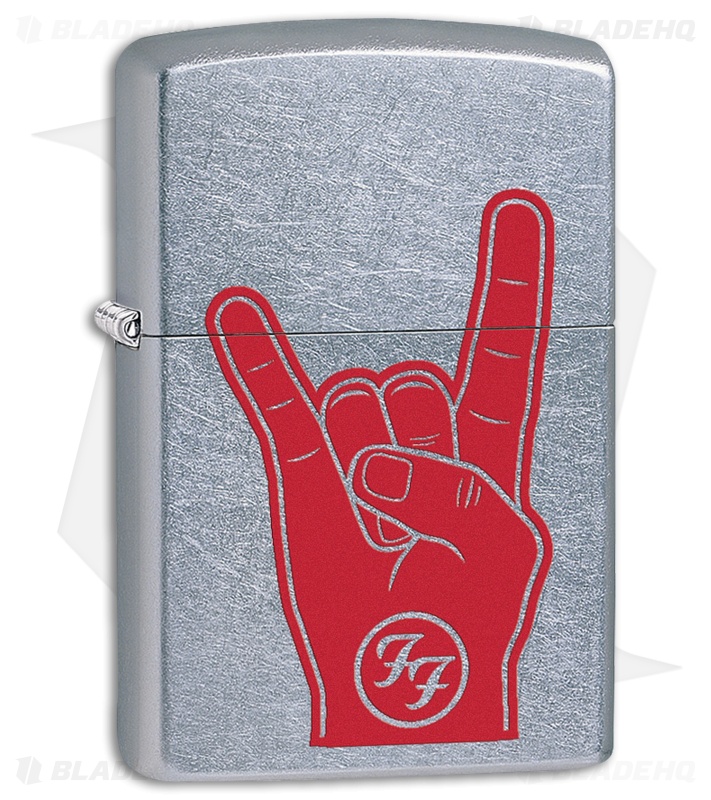 Zippo Lighter Foo Fighters (Street Chrome) 12352 - Blade HQ