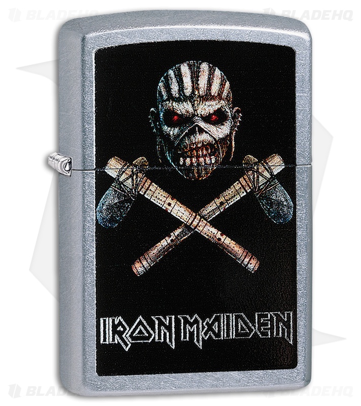 Zippo Lighter Iron Maiden Eddie (Street Chrome) 12329
