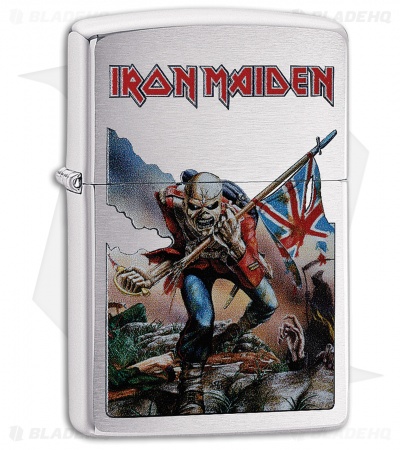 Zippo Lighter Iron Maiden (Brushed Chrome) 12327 