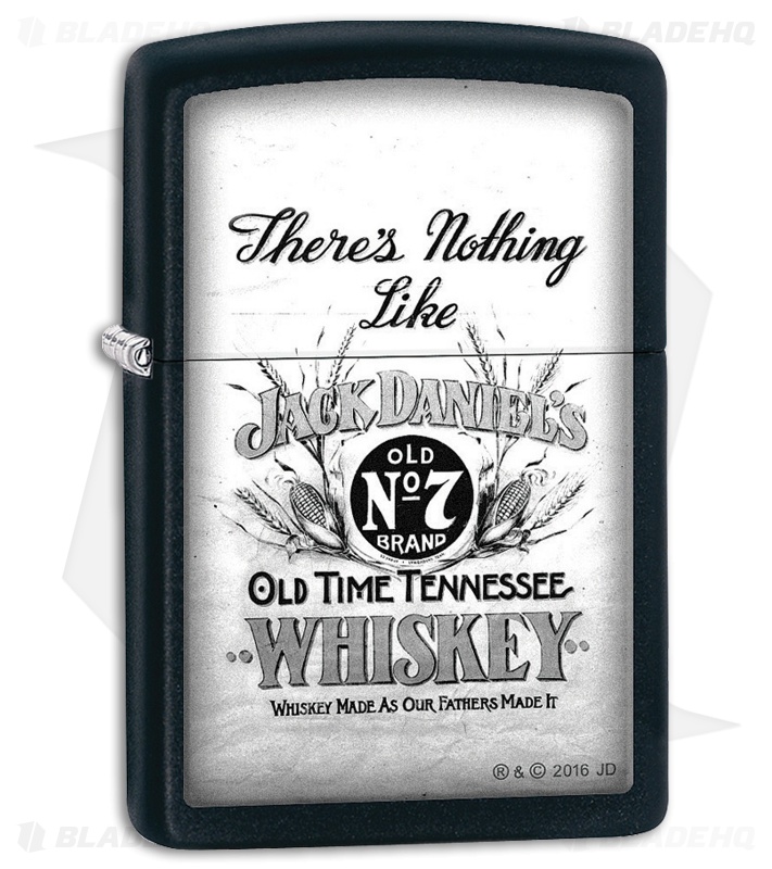 Zippo Lighter Jack Daniels There's Nothing (Black Matte) 11817