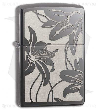 Zippo Lighter Lily (High Polished Chrome) 12320