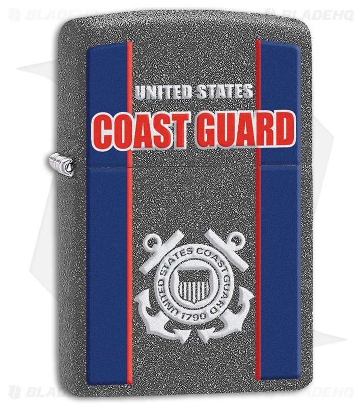 Zippo Lighter US Coast Guard (Iron Stone) 11898