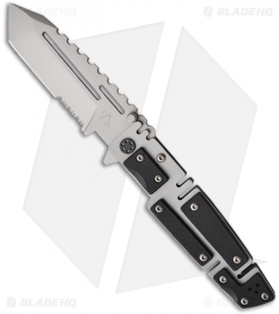 Mantis Echo S30V Liner Lock Knife (4" Bead Blast Serr) MTF-4tib
