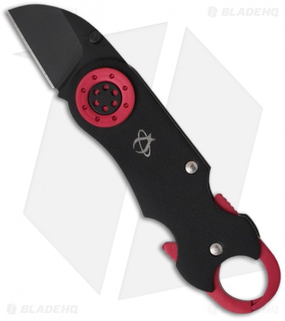 Mantis Caliper Folding Keychain Knife (1" Black) B-6