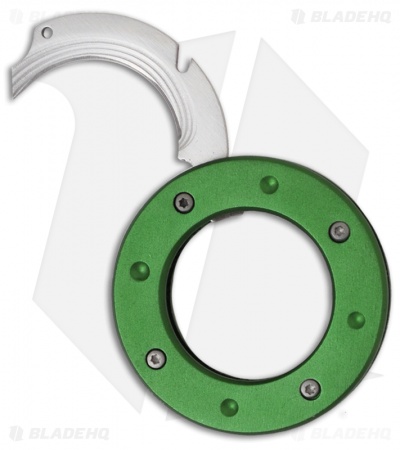 Mantis Cyclops Folding Neck Knife Green (1.25" Satin) MU-6