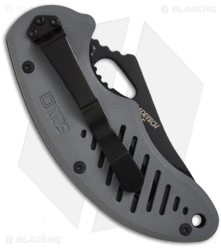 5.11 Tactical Min-Pin Spear Point Liner Lock Knife Grey (2.85" Black) 51059