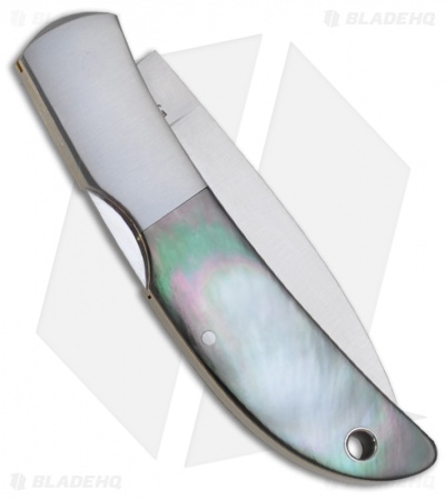 Al Mar Hawk Classic Black Lip Pearl Folding Gentleman's Pocket Knife 1002BP