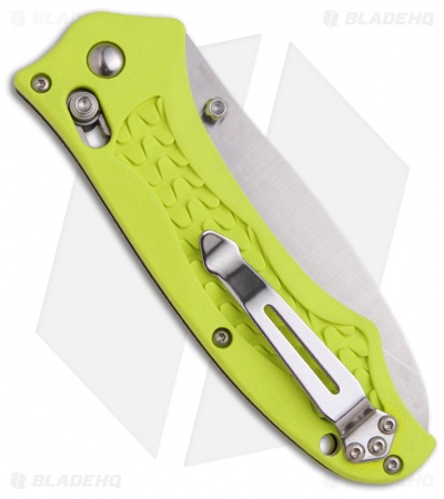 Benchmade Bullhead Axis Lock Knife Yellow (3.45" Satin) 111H2O-YEL
