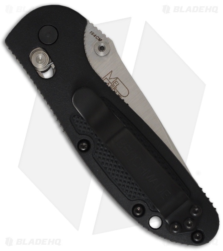 Benchmade Mini Griptilian Tanto AXIS Lock Knife Black (2.91" Satin) 557-S30V