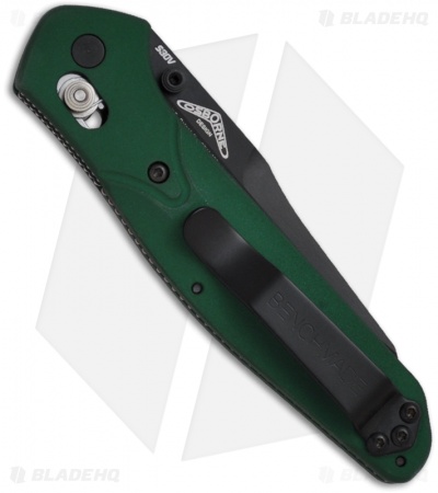 Benchmade 940 Osborne AXIS Lock Knife Green (3.4" Black) 940BK