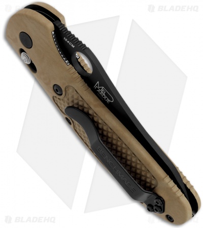 Benchmade Griptilian AXIS Lock Knife Sand (3.45" Black) 550BKHGSN