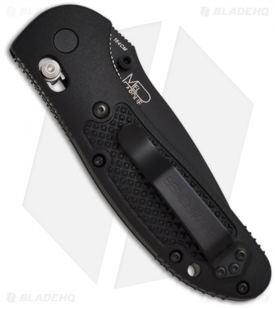 Benchmade Griptilian Tanto AXIS Lock Knife Black (3.45" Black Serr) 553SBK