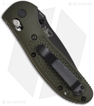 Benchmade Griptilian AXIS Lock Knife Olive Drab (3.45" Black Serr) 553SBKOD