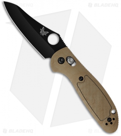 Benchmade Mini Griptilian AXIS Lock Knife Sand (2.91