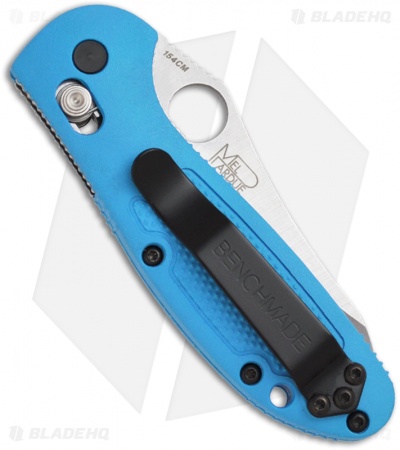 Benchmade Mini Griptilian AXIS Lock Knife Blue (2.91" Satin) 555HG-BLU