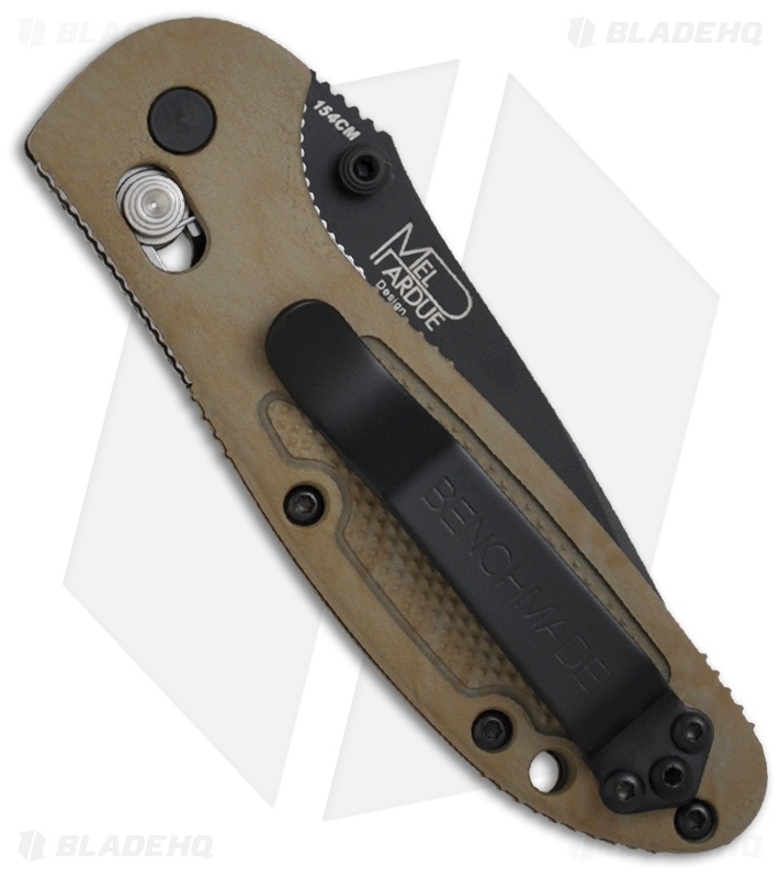 Benchmade Mini Griptilian Tanto AXIS Lock Knife Sand (2.91
