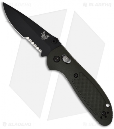 Benchmade Mini Griptilian AXIS Lock Knife Olive Drab (2.91