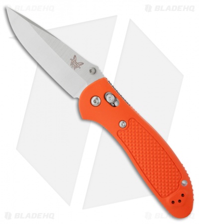 Benchmade Griptilian AXIS Lock Knife Orange (3.4" Satin) 551H2O