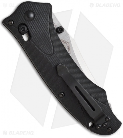 Benchmade Osborne Rift AXIS Lock Knife Black G-10 (3.67" Satin) 950-1