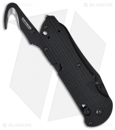 Benchmade Triage AXIS Lock Knife Black G-10 (3.5" Black Serr) 916SBK