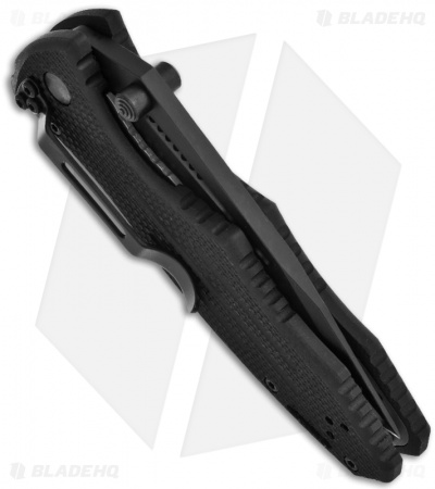 BlackHawk! Hornet II Manual Folding Knife (Black PLN) 15H201BK