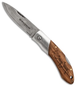Boker Magnum Caveman Lockback Knife (3.25" Damascus) 01RY818DAM