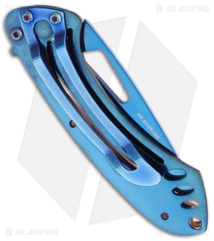 Boker Magnum Deep Blue Frame Lock Knife (2.375" Blue) 01SC156