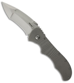 Boker Plus Manaro Bullseye Grip Frame Lock Knife (3.5" Satin) 01BO145