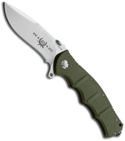 Boker Plus Kalashnikov Flipper 65 Anniversary Knife (4" Satin Plain) 01KAL650