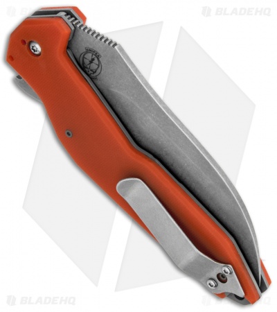 Boker S2 Liner Lock Knife Sniper Bladeworks Orange (4" Stonewash) Limited