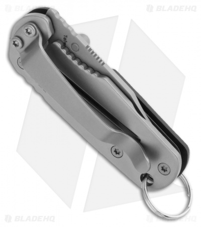 Boker Plus CLB Keycom Keychain Frame Lock Knife (1.5" Bead Blast) 01BO530