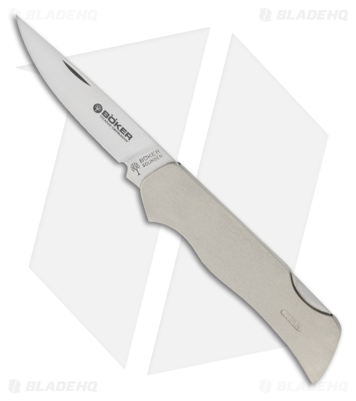 Boker Titan II Lockback Knife Titanium (2.5" Satin) 112009