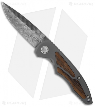 Boker Leopard Damascus I Knife (3.75" Plain) 110084