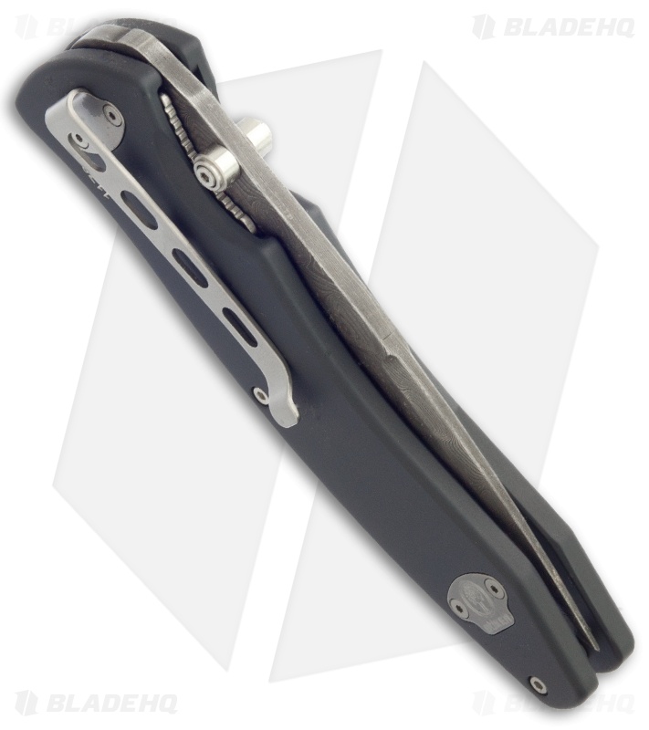 Boker Tirpitz Damascus Liner Lock Knife Aluminum/Walnut (4