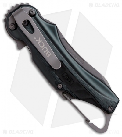 Buck Flashpoint LE Blue Folding Knife (2.875" Gray Serr) 0770BKX1