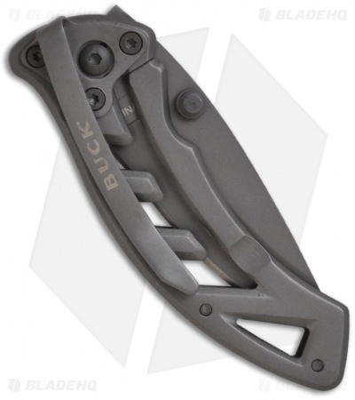 Buck Parallex Frame Lock Knife (2.25" Gray) 0316TTS-B
