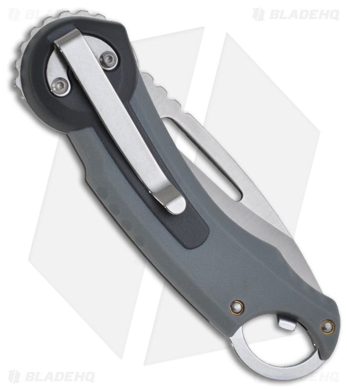 Buck Redpoint Button Lock Knife Black (2.75" Satin Serr) 0750BKX