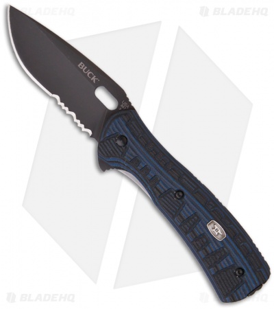 Buck Vantage Force Pro Liner Lock Knife S30V (3.25" Black Serr) 0847BLX-B