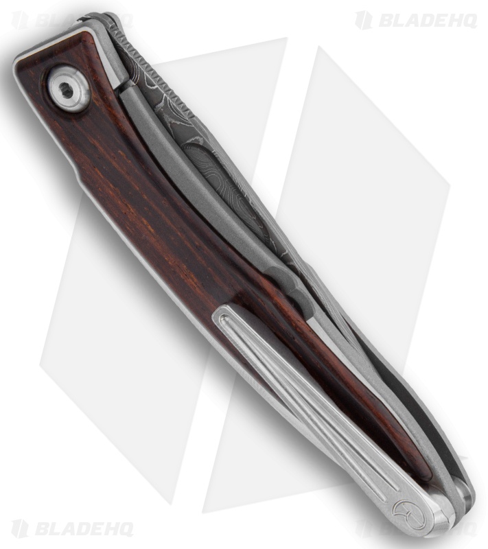 Chris Reeve Mnandi Knife Cocobolo Inlay Folder (2.75" Damascus)
