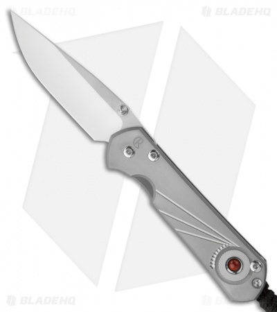 Chris Reeve Small Sebenza 21 Knife Unique Graphic Carnelian Inlay (2.94" Plain)