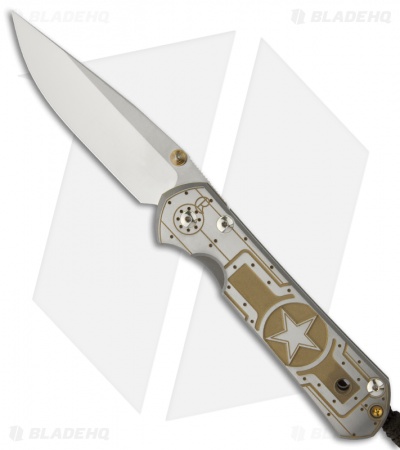 Chris Reeve Large Sebenza 21 Knife CGG Tanked (3.625" Plain)