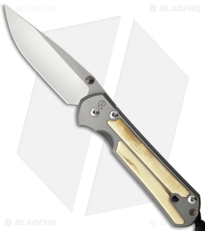 Chris Reeve Large Sebenza 21 Knife w/ Mammoth Ivory (3.625
