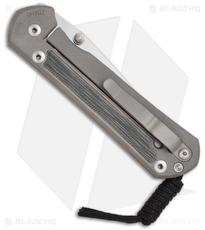 Chris Reeve Large Sebenza 21 Knife w/ Micarta & Dual Thumb Lug (3.625")