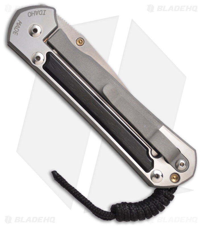 Chris Reeve Large Sebenza 21 Knife w/ Gabon Ebony Inlay (3.625
