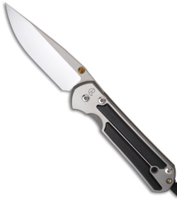 Chris Reeve Large Sebenza 21 Knife w/ Gabon Ebony Inlay (3.625" Plain)